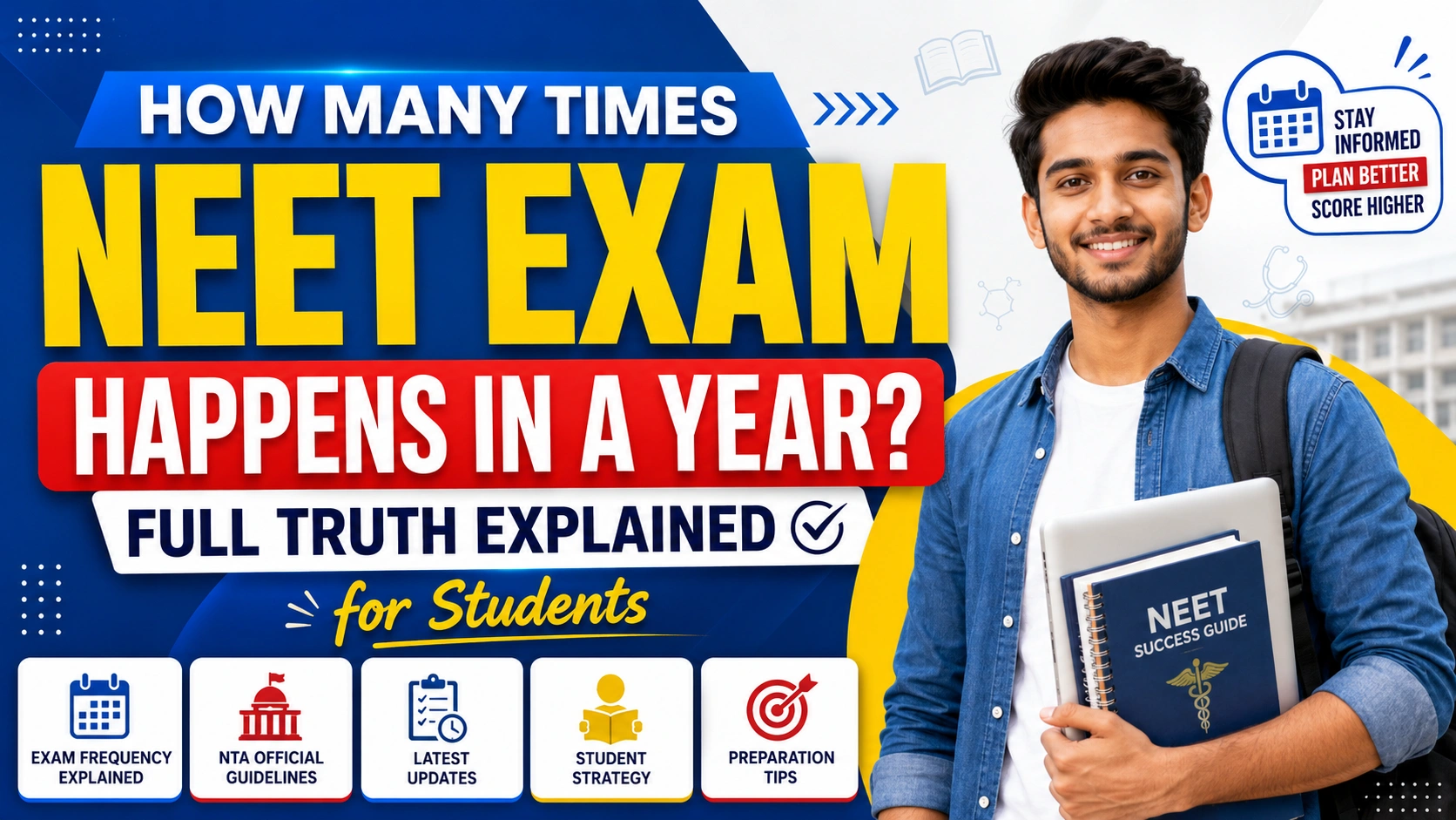 How Many Times NEET Exam Happens in a Year
